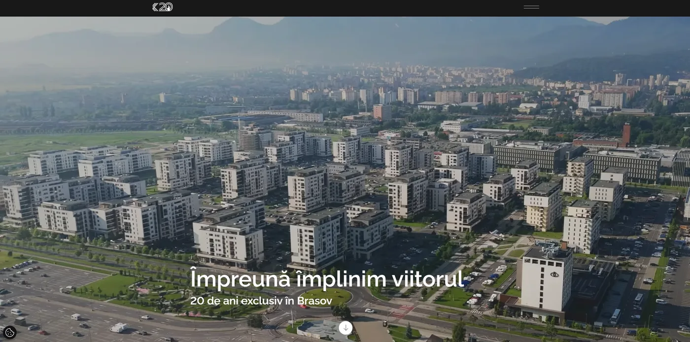 Kasper Development website — real estate developer in Brașov