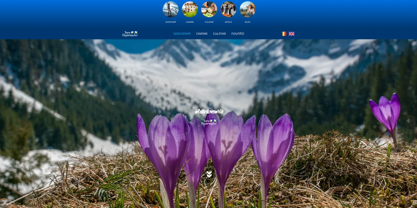 Țara Făgărașului website — regional tourism destination